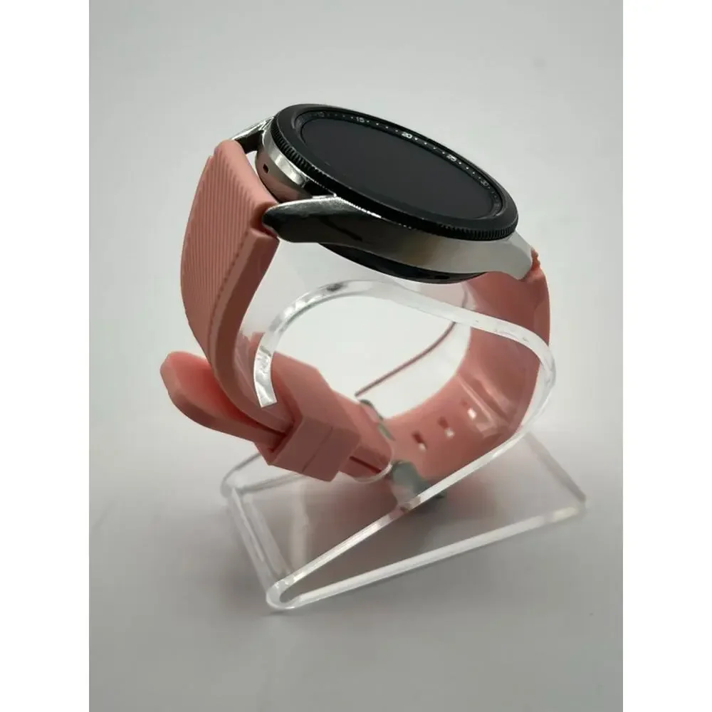 Samsung Galaxy Watch3 SM-R840 45mm Silver Stainless steel Case Silver Pink Teste